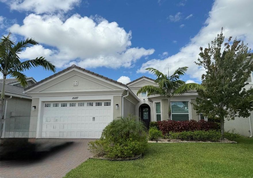 ***MOTIVATED SELLER---INCENTIVES AVAILABLE*** This remarkable home, built in 2020, offers a 3-bedroom, 2-bathroom waterfront property in a gated community that offers expansive, breathtaking views on an oversized fenced-in lot. This spacious residence combines comfort and elegance with bright, open living spaces designed to showcase the natural beauty just outside your windows. The large bedrooms and modern bathrooms provide ample space for family and guests, while the uninterrupted waterfront scenery creates a serene and inviting atmosphere.  Westlake Adventure Park offers resort-style amenities, including a lagoon pool, splash pad, playground, and so much more! Move-in ready! (More photos to come)