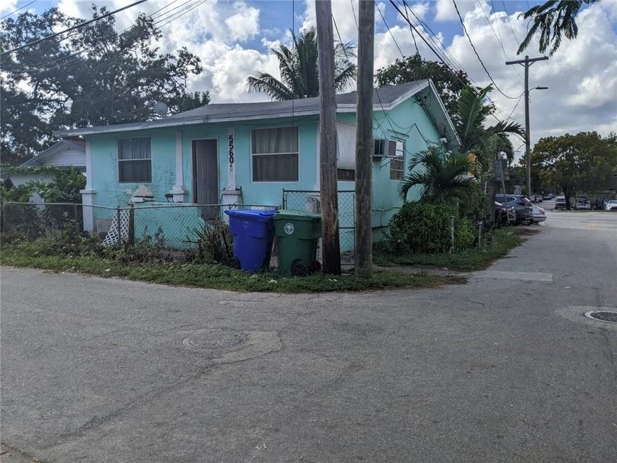 Great Opportunity! 2/1 located in  up and coming Little Haiti blocks away from Magic City Innovation District, the Miami Design District and MIMO District  !Residential/ Commercial Zoning. See attachment for usage