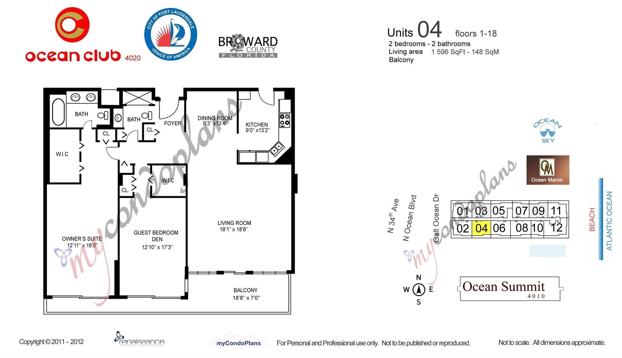 4020 Galt Ocean Dr 1004