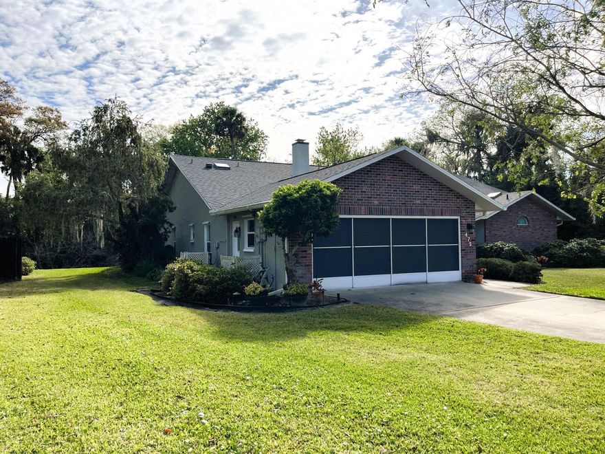 Wow! NO HOA!! Welcome to the rare opportunity to own a remarkable home in the stable, quiet, and friendly community of Hickory Park in Port Orange! Beautiful 4/2 house that offers 2 living, 2 dining, split bedrooms; the expansive Master bedroom features a sizable walk in closet with custom built in wardrobe cabinets, from the bedroom, you have convenient access to the massive screened patio to watch all kinds of Florida wildlife while enjoying your morning coffee or evening adult beverage with abundant natural light in the whole house. The kitchen has plenty of counter and cabinet space for all your cooking and entertaining requirements. For buyer’s peace of mind, a termite bond is transferable. THE ROOF WAS REPLACED IN 2022. The community offers convenient access to major shopping, dining, and recreational venues to include the famous Florida beaches. This is the ideal location for those seeking both convenience and a serene atmosphere. Don’t miss your chance to own this remarkable property