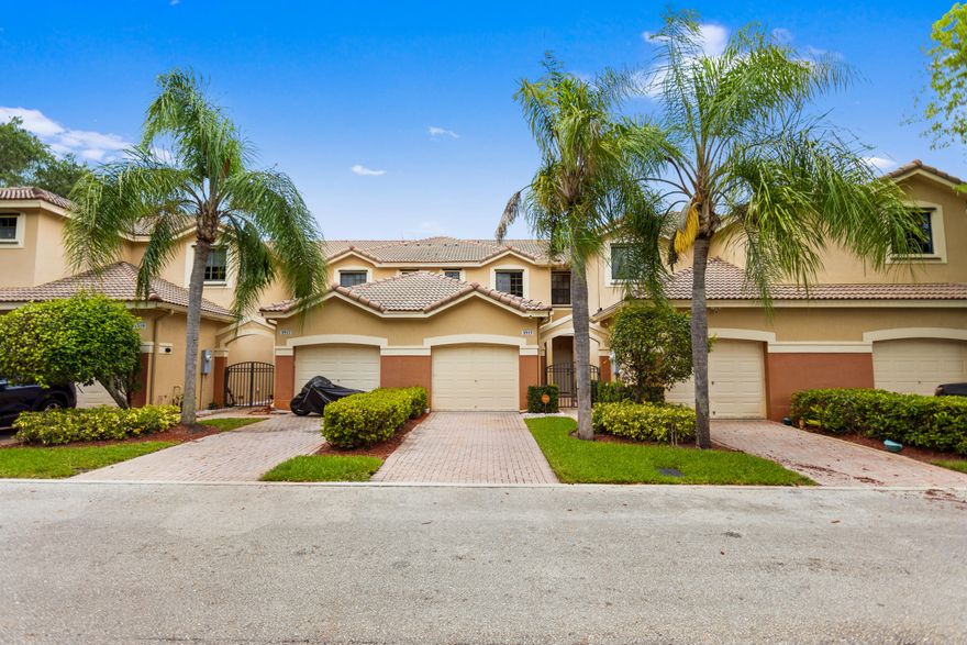 Beautifully updated 2BR/2.5BA townhome located in the desirable Courtyard Homes at The Grove in Weston. This two-story home features an updated kitchen, renovated bathrooms, fresh interior paint, spacious bedrooms with en-suite baths, abundant natural light, concrete block construction, tile roof, and 1-car paver driveway. Conveniently located near parks, shopping, dining, major roadways, and top-rated Broward County schools. Buyer to verify all HOA information, fees, and restrictions independently.