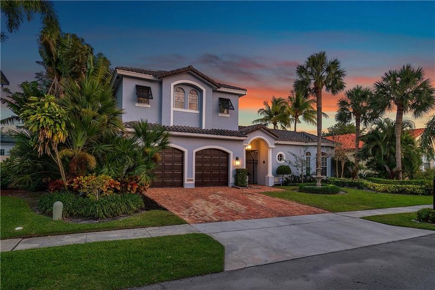 Enjoy the privacy of this gated, family-friendly East Boca Estates neighborhood with low HOA fees and strong public schools - in the heart of East Boca! The gated courtyard entry and grand foyer open to soaring 20-foot ceilings. Tastefully updated and move-in ready with 6 bedrooms and 4.5 bathrooms, including a detached pool house with full bath that can be used as a private in-law/guest suite, home office or gym. Beautifully remodeled kitchen & master bath, hardwood flooring, fenced-in backyard, and pool!Highly desirable location walkable to 3 neighborhood parks including brand new El Rio Park with water access. Biking distance to the beach, Boca Beach Club, shops & restaurants at Mizner Park, and Boca Raton Brightline station for quick access to Ft. Lauderdale, Miami and beyond!