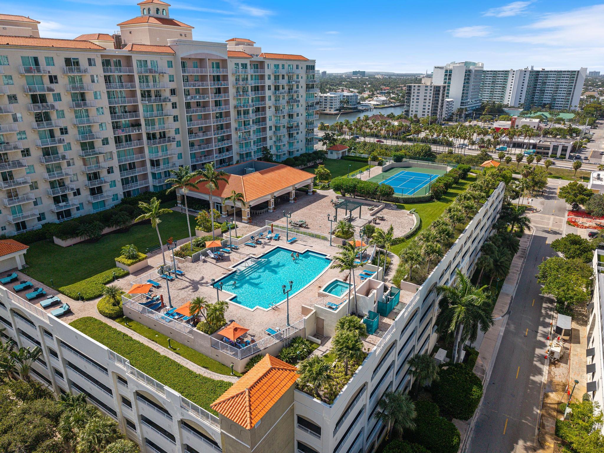 MOTIVATED SELLER!! Seller bought a new home and needs this sold! UNIQUE CORNER UNIT with views of the Intracoastal & downtown Fort Lauderdale from every room, along with 600 square ft wrap around balcony.
This 2-bedroom 2-bath is fully updated with modern finishes, new appliances and AC making it a perfect move-in-ready home or investment property. The unit also includes 2 garage spaces. The building features resort-style amenities, including 24/7 concierge and security, a full-size gym, an oversized pool and hot tub, tennis courts, BBQ grills, and much more. It’s also a pet-friendly building.
Located just walking distance to the beach, shopping, and great restaurants. Don’t miss this rare opportunity to own in one of Fort Lauderdale’s premier location!
*Easy to Show*