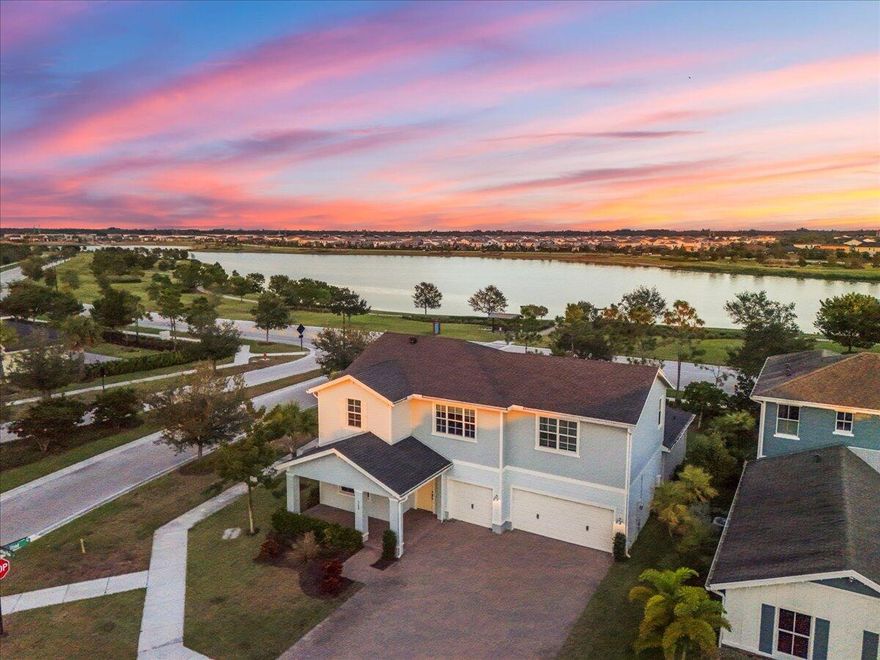 5% Interest Rate Opportunity!

Positioned on a premium corner lot directly on the lake, offering panoramic water views from nearly every room, this Holly Model (2022) is a true standout: 5 bedrooms plus an office, 3.5 bathrooms, tons of storage space and recently remodeled!

Imagine waking up to golden sunrises reflecting across the water from your primary suite, or hosting friends in a living room framed by a deep blue lake backdrop that never gets old.

Enjoy an oversized lot with freedom freedom to build the backyard oasis you've always wanted: pool, outdoor kitchen, firepit, playground... and you're only steps away from the resort-style Arden Clubhouse. 

Love the location but want to put your design stamp on it? Our Professional Design Services are available to help you tailor