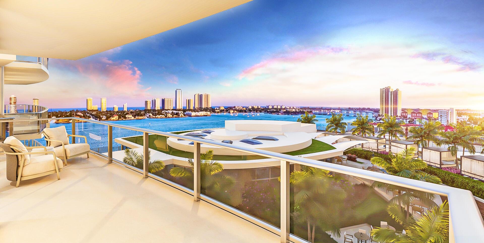 THE NAUTILUS 220 DEVELOPER IS OFFERING A SUMMER SPECIAL PRICE ON THIS UNIT AND 5 OTHERS UNTIL SEPTEMBER 15TH WITH AN ADDITIONAL $100,000 DESIGN FURNISHING CREDIT. CLOSINGS BEGIN SOON. Nautilus 220 is a new luxe waterfront development alongside a marina with 330 condominium residences in two, 24 story towers, a one-acre outdoor amenity deck, the SeaHawk Prime by David Burke restaurant, retail shops, a cafe and office suites. Everything you need in one place, resort-style living perfected. Beautifully appointed last D floorplan with 10ft ceilings, hurricane impact glass, porcelain tile throughout, full Miele Appliance package, waterfall quartz kitchen island and countertops, European cabinetry, split split-bedroom layout, large primary suite with ensuite and two terraces with water views!