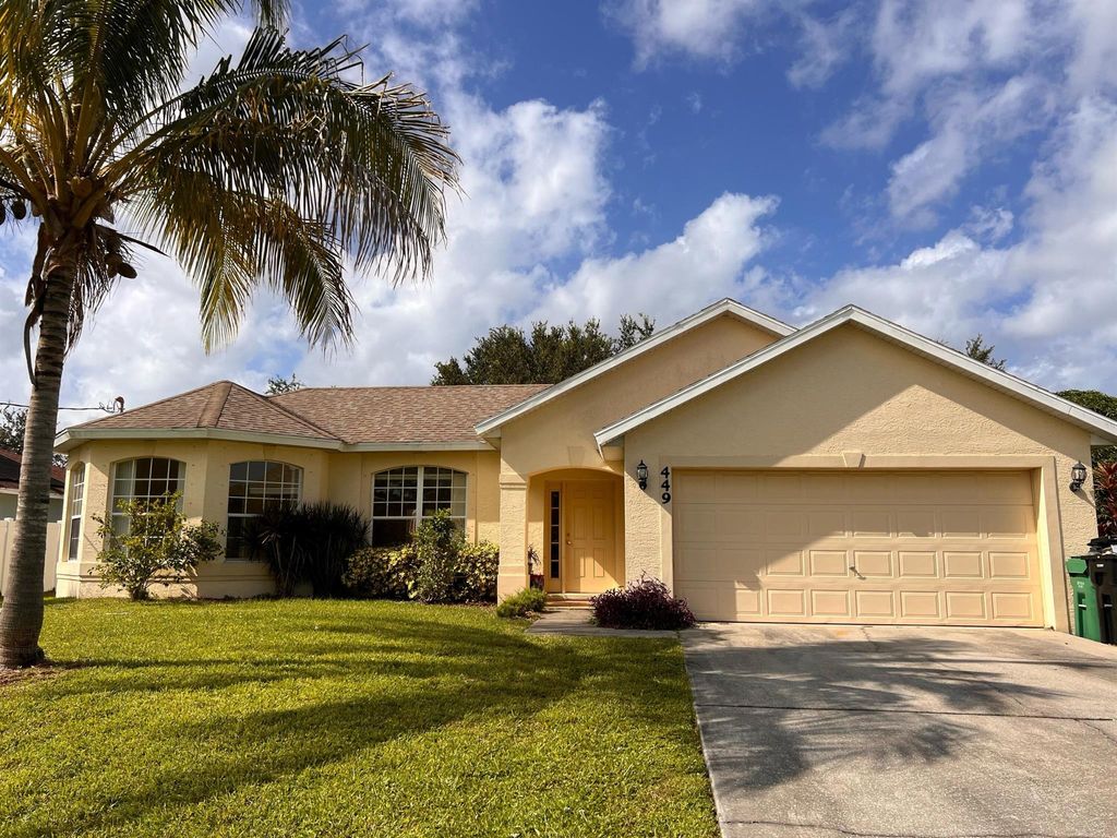 Photo of 449 SW Dagget Avenue, Port St Lucie, FL 34953 (MLS # R10918588)
