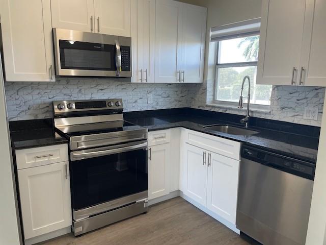 Welcome to 8600 Sunrise Lakes. The attention to detail in this fully renovated two-bed, two-bath, 55 + condominium is unparalleled. This is genuinely the best-offered unit in the complex. Offering a remodeled kitchen with stainless steel appliances, new flooring, and a great view overlooking the lake. The main bedroom is well-sized, with an oversized walk-in closet and renovated bathrooms. The unit has one assigned parking space, and It's close to what is essential—easy access to main roads. The owner has taken care of this property. Easy to show. 700 Credit Score for all occupants as per the Association.