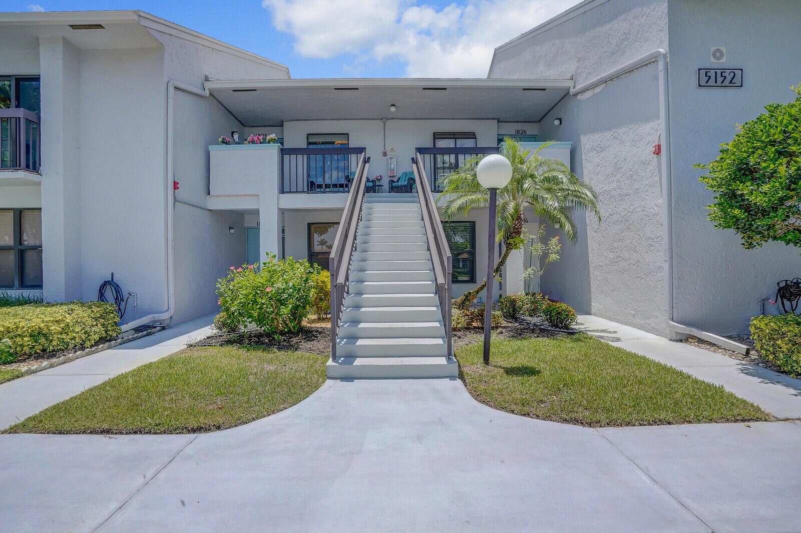 Experience the perfect blend of lifestyle, luxury, and location in this beautifully renovated lakefront condo in the highly sought-after Boca Delray Golf & Country Club. This top-floor 2BR/2BA residence offers breathtaking lake and golf course views from every room, soaring volume ceilings, and magnificent sunsets from the spacious screened patio. Completely move-in ready, the home features full impact windows and doors, a new roof, new air conditioning, and stylish upgrades throughout, including fresh paint, new luxury laminate flooring, and abundant closet space for storage. The gourmet kitchen boasts new white cabinetry, granite countertops, and stainless steel appliances, while the split-bedroom layout provides comfort and privacy. A full-size washer and dryer
