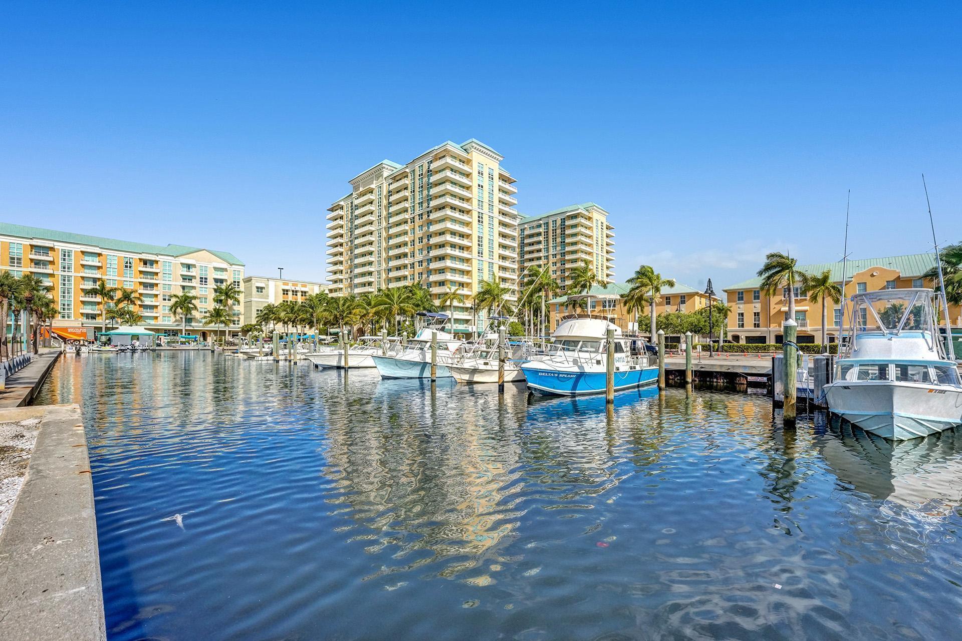 Magnificently appointed 2/2 Waterfront Penthouse for rent in the resort style community of Marina Village. This spectacular condo has been newly painted, boasts all new appliances, new luxury furnishings throughout and amazing views of the ocean and intracoastal waterways. With 10 foot ceilings, 2 Master Suites and an oversized balcony, this is South Florida living at it's finest This turn key annual rental is just minutes from beautiful beaches, fabulous restaurants, I95, Atlantic Ave and Mizner Park. Amenities include fitness center, club room, billiard room, movie theater, onsite management, and more.