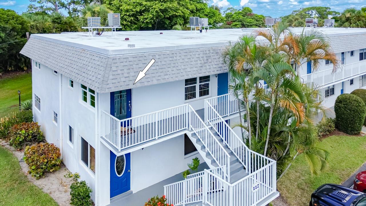 Beautifully updated 2BD/2BA corner unit with IMPACT windows and a stylish impact front door! Move right in and enjoy easy living with new vinyl flooring, modern ceiling fans, and refreshed bathroom fixtures. Relax on your private Florida room/balcony overlooking green space. Includes a spacious personal storage unit and convenient laundry on the same floor. Just a short stroll to the sparkling pool and vibrant 55+ clubhouse! Low HOA covers cable, water, sewer, roof, insurance & landscaping. No lease first 2 years. Prime location near Downtown Stuart & the beach!