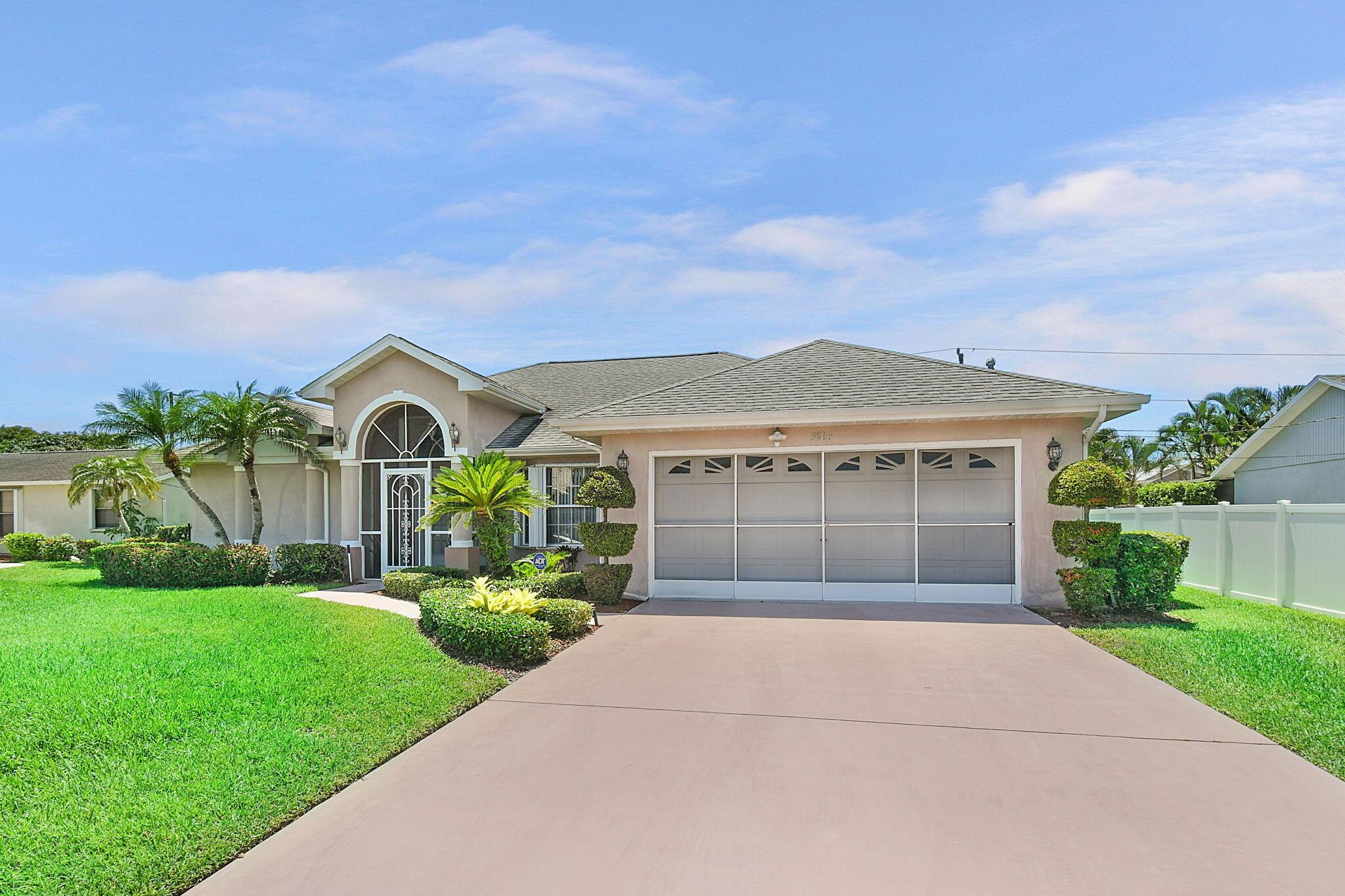 Welcome to your own slice of paradise in the heart of Port St. Lucie! This beautifully maintained concrete block home features 3 spacious bedrooms, each with its own walk-in closet, providing plenty of storage and comfort for everyone.Enjoy peace of mind with accordion shutters, an alarm system, and major upgrades already taken care of--including a newer roof (2017) and a 2022 water heater.Step outside to your private backyard retreat, where a screened-in pool invites you to unwind or entertain year-round. Surrounded by mature mango trees, the yard delivers a tropical atmosphere and fresh fruit right from your own garden.Inside, the thoughtful split-bedroom floorplan, open living areas, and natural light make this home perfect for everyday living and hosting guests. With no HOA,