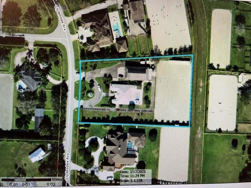 Fantastic turn key farm recently remodeled with impact glass and doors, a new AC 2025, newer  center aisle Barn with 7 stalls, grooms apt, bath and laundry, tack room, 210 X 120 ring GGT footing completely irrigated  with mirrors. Stunning heated   pool  built 2022 , right on the bridle trail with a short hack to the show grounds.Completely furnished, beautiful hardwood floors, gorgeous bathrooms and open gourmet kitchen.  This property will not disappoint! Very fairly priced!