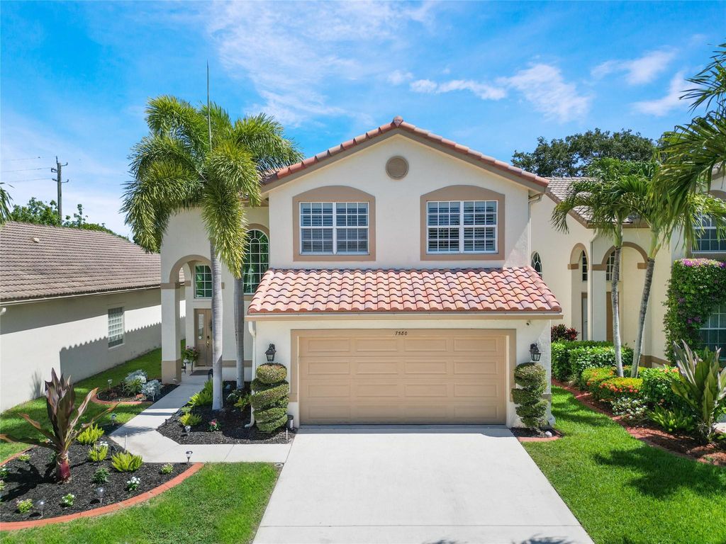 Photo of 7580 Colony Palm Drive, Boynton Beach, FL 33436 (MLS # F10505126)