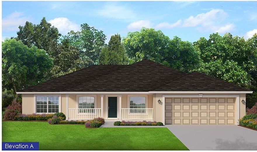 This is a beautiful 3 bedroom, 2 bath, 2-car garage home with a covered porch. Large master suite with 12' x 18' bedroom and 2 walk-in closets. Kitchen features a vaulted ceiling, 36'' wood cabinets w/ crown molding, and stainless steel appliances.  Easy access to I-95 and close to shopping centers and restaurants.  Just $1k deposit and closing costs are paid when using Builder's approved lender. Call for your appointment today. January / Feb 2019 completion. (Sample photos used.)