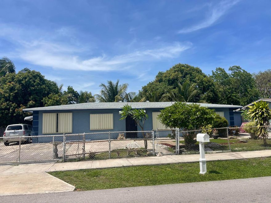 Excellent investment and renovation opportunity in the heart of Delray Beach! This solid concrete block/stucco single-family home features a spacious 1,456 square foot layout and 3 Bedroom and  2 full Bathrooms, offering a blank canvas to customize your dream layout. Situated on a manageable 6,008 square foot lot, this property provides incredible potential for investors looking for a rental asset or buyers looking to build equity. Built with durable concrete block construction, ready for your personal updates. Nestled in the vibrant 33444 zip code, you are just minutes away from the world-class dining, shopping, and entertainment on Atlantic Avenue, as well as local beaches. No HOA. Bring your vision and capitalize on this high-upside property. Roof was replaced in 2024.