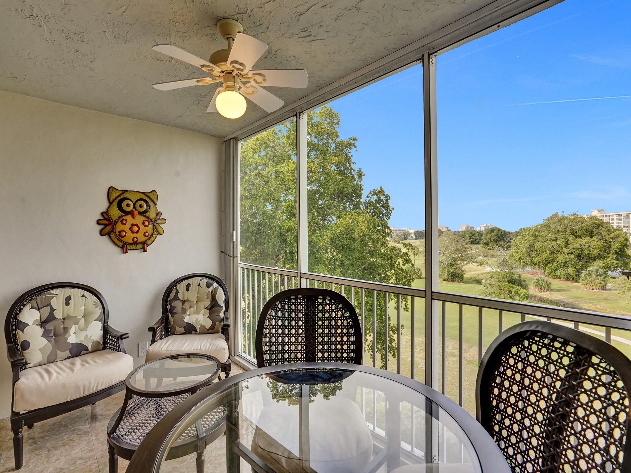 Move-in ready—just bring your toothbrush. Beautiful 1-bedroom, 1.5-bath condo in the desirable Palm Aire County Club. Hurricane impact windows and accordion shutters on the balcony. Both bathrooms have been remodeled.
