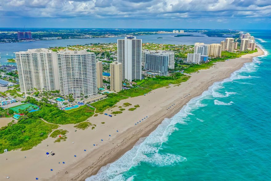 World Class Ritz Carlton Residences on Singer Island Offering This Immaculate Direct Ocean Signature Residence. Massive Living Area's & Kitchen Overlook Pristine Sandy Beach & Beautiful Atlantic Ocean. Chefs Kitchen w/Stainless Steal Wolf Appliances, Including Natural Gas Cook Top, Sub Zero Fridge and Meile Espresso Machine. Large Covered Balcony is Perfect for Entertaining Friends & Family at The Premier Resort Residence in Palm Beach County. Direct Ocean Owners Suit Has Huge Walk in Closet & His/Her Bath w/Large Shower & Spa Tub w/Ocean Views. Split Floorplan Gives Guest Ensuite Bedrooms Privacy for Family & Guests. Custom Built Out Den/Office Has Wonderful Intracoastal Views & Can Become Bedroom #4. Food & Drink Service at Pool & Beach Make The Ritz Resort LIving Perfection.