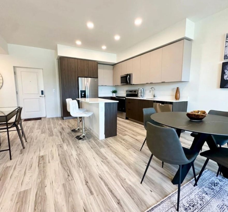 Aviara East Pompano, Pompano’s premier pet-friendly community offers five 1-bedroom/1-bath (700 -877 sq. ft.) floor plans to choose from of modern living, complete with in-unit washer/dryer, energy-efficient LED lighting, hurricane-impact windows and doors, roller shades, walk-in/storage closets, and a private balcony. Three designer finish packages featuring plank flooring, quartz countertops, and two-toned cabinetry (based on availability). The bathroom includes porcelain tile flooring and shower walls for a sleek, contemporary look. Residents enjoy access to a resort-style clubhouse with pool, BBQ area, state-of-the-art fitness center, workstations, billiards, and stylish lounges. 7, 12, 13 & 15 month leases available. Aviara East Pompano is the perfect place to call home.