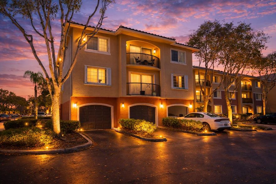 Welcome to resort-style living in this all-ages, pet-friendly community featuring a clubhouse, fitness center, sparkling pool, and tennis courts. This 2 bed, 2 bath waterfront home is designed for comfort and convenience, with both bedrooms offering private en suites for ultimate privacy. Enjoy the rare benefit of your own private garage with direct entrance into the unit.

Inside, you'll find a bright and open layout with your own balcony, a full-size washer and dryer, and artistic touches throughout. No assessments here—just peace of mind in a safe, well-maintained community. Perfectly located near the heart of West Palm Beach, you're close to shopping, dining, entertainment, and major highways while still feeling tucked away in your own tropical oasis. Easy to find and easy to show!