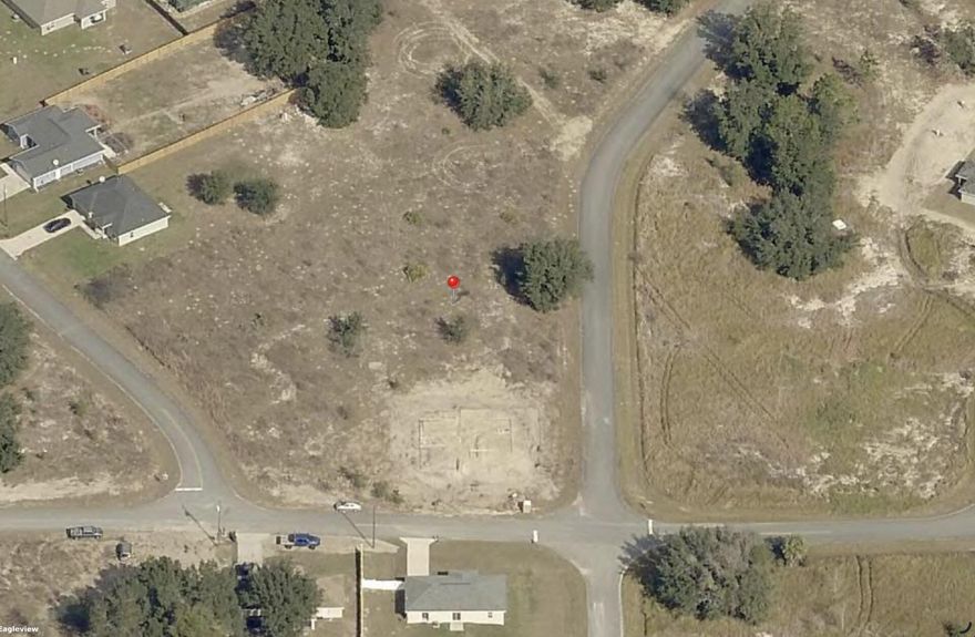 Cleared lot very buildable