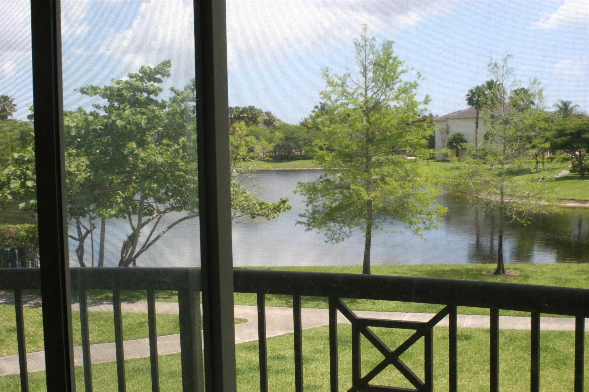 Enjoy lake view from this recently renovated 3 bedroom, 2 bath condo with garage. All age community with good schools. Pool, fitness center, jogging trail around the lake. Close to shopping, beaches, schools and Florida Turnpike