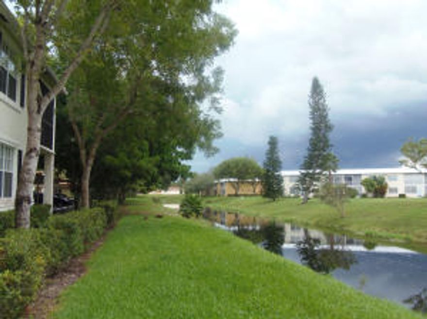 COME AND LIVE THE BOCA RATON LIFE STYLE IN THIS BEAUTIFUL 3 BED/2 BATH CONDOMINIUM, VERY PRIVATE,  OVERLOOKING THE CANAL, * RARELY FIND NEW CONSTRUCTION IN WEST BOCA RATON (2006),  GROUND FLOOR CORNER UNIT, STAINLESS STEEL APPLIANCES AND GRANITE COUNTERS, SPLIT BEDROOMS, OPEN KITCHEN PERFECT FOR ENTERTAINMENT, WALK-IN CLOSET AND LAUNDRY ROOM, COMMUNITY IS PART OF BOCA BARWOOD, CLUBHOUSE, FITNESS CENTER,TENNIS,POOL. PLENTY OF GUEST PARKING, 55+ COMMUNITY. CLOSE TO EVERYTHING SOUTH FLORIDA HAS TO OFFER.
BEST LOCATION IN THE COMPLEX!, PRICED TO SELL, MOTIVATED SELLER.