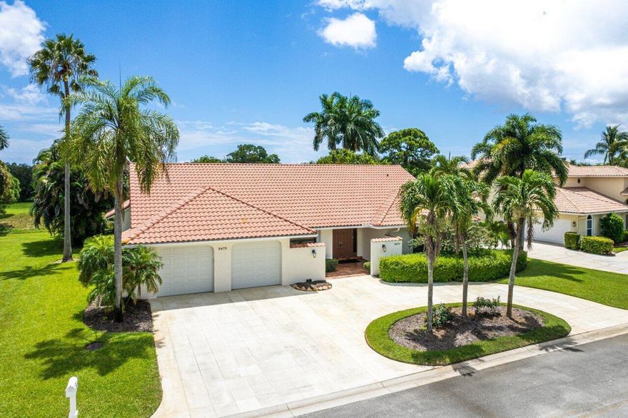 Welcome to this truly sophisticated pool home nestled within the charming community of Cypress Creek West in picturesque Boynton Beach. As you drive through the 24-hour manned gate, guarded by security professionals, you'll immediately feel the sense of safety and privacy that this exclusive neighborhood offers.
This meticulously maintained one-story residence is situated on a tranquil cul-de-sac, providing a serene and private haven for you and your loved ones. As you step through the grand double doors, the vaulted cathedral ceilings gracefully adorned with all new light fixtures welcome you into the spacious living spaces, enveloping you in an aura of luxury and elegance. The interior is further accentuated by the exquisite 24x24 white porcelain tiles that span throughout all living areas, adding a touch of sophistication and timeless charm to every corner of this exceptional home.
The interior boasts two living rooms, and a full dry bar, strategically positioned for entertaining guests or enjoying quality family time. The stylish plantation shutters throughout the home ensure a harmonious blend of natural light and privacy. 
The master bedroom is a true sanctuary, featuring a large walk-in closet, a luxurious bidet, and sleek glass doors in the shower. To enhance your comfort, custom-made Hunter Douglas vertical cellulars in the master bedroom provide an ambiance of blissful tranquility, effectively blocking out excess heat.
A haven of convenience, all appliances, including the state-of-the-art powerful outdoor generator, immaculate Spanish tile roof, AC unit, and water heater, receive regular yearly servicing, ensuring optimal performance and longevity. The large wood-burning fireplace adds a touch of warmth and charm, creating the perfect ambiance for intimate evenings with loved ones.
Venturing into the heart of the home, the kitchen boasts soft closing white cabinets, providing both functionality and elegance. Every aspect of this space has been designed to enhance the culinary experience, from the countless high hats to the Kitchen Aide stainless steel appliances, double convection oven, and sleek 5-burner electric cooktop. 
This 3-bedroom, 3-full bathroom home includes a large two-car garage with two hurricane-rated garage doors and a spacious wrap-around driveway. The wrap-around driveway provides ample space for multiple vehicles, making it convenient for guests to park comfortably when visiting your beautiful residence. The garage offers secure and reliable protection for your vehicles and also serves as a versatile space, with one side thoughtfully converted into an office area complete with its own AC vent, ensuring comfort and productivity in a separate area of the home. Moreover, this exceptional residence features a central vacuum machine, which connects to all rooms through the walls, offering the ultimate convenience for keeping your home clean without the need for traditional vacuum cleaners.
Venturing outside, the enchanting and serene outdoor area beckons as a delightful oasis of relaxation and entertainment. This outdoor space feels like an extension of the home, complete with the same cathedral ceilings and an enclosure leading to the pool. The heated pool, resurfaced and adorned with colorful lights and new tile along the edges, sets the stage for endless poolside enjoyment. 
Hosting outdoor gatherings is a breeze with the well-appointed BBQ and bar counter, boasting a premium built-in renowned Blaze grill and Blaze side burner. Enclosed within a fully fenced backyard, complete privacy is yours to savor.
Safety and security are paramount in this residence, featuring an optional ADT system panel ready for set up. The fixed security cameras and dedicated camera monitor offer an extra layer of protection and peace of mind during hurricane seasons, ensuring you and your family are well-protected.
Beyond the luxuries of your own home, Cypress Creek West offers the perfect location, granting easy access to an abundance of shopping centers, malls, and restaurants. A short drive will take you to the vibrant and ever-popular Delray Beach's Atlantic Avenue, with its gorgeous beach and plentiful amount of restaurants offering a variety of cuisines. Discover a plethora of exciting options, whether it's a weekday or weekend, to indulge in delightful activities or experience vibrant nightlife - all right here, waiting for you to explore!
Nearby major roadways like Interstate-95 and Florida Turnpike make commuting effortless, connecting you to the best of West Palm Beach and Delray Beach. Moreover, being within 30 minutes of Palm Beach International Airport and less than 40 minutes from Fort Lauderdale International Airport ensures easy travel for you and your guests.
Don't miss the chance to call this impeccable home your own, where sophistication harmoniously meets functionality, creating an exceptional living experience for you and your family. Embrace the comfort, style, and joy of elevated living. Most of the owner's gorgeous furniture is negotiable for a great price! Act swiftly, as this remarkable property won't remain on the market for long!