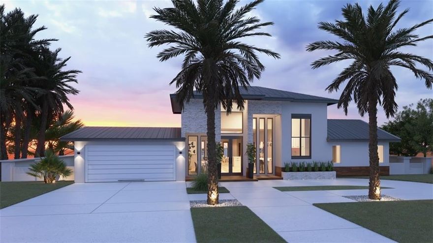 Welcome to Paradise! This stunning custom home is ready for you to make it your own! Located in the The Cove of Deerfield Beach on a deepwater canal with NO Fixed Bridge Ocean Access! Immediately upon entry this home captures your attention with its expansive windows providing views of the beautiful waterfront. Throughout the home you will have volume ceilings reaching heights of 15ft. 360 Cupola allows plenty of natural light throughout! The kitchen and laundry is gas ready. Bosch Stove and Electrolux Refrigerator in renderings will be included with sale!  Split floorplan with master on left wing and 2 Jack/Jill bedroom/bathrooms on the right wing. Pool has been completed! The home is being sold AS-IS with the buyer completing the home however they would like! Plans and permits included!