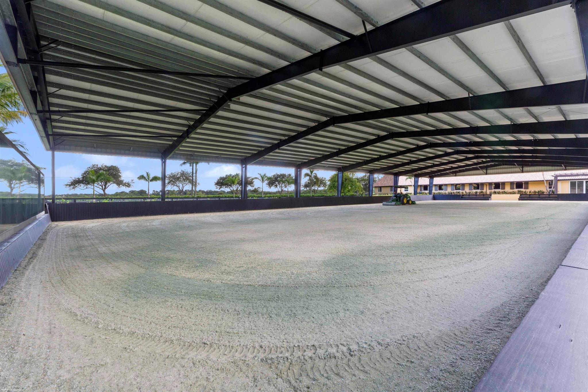 Extensive renovation just completed! Stalls are now being offered for the equestrian season at this ultra-luxury sport horse estate. PRICE REFLECTS THE SEASONAL STALL RATE.  Located across the street from the bridle path and just a short hack to the south entrance of the show grounds the 5-acre equestrian property offers a recently constructed 85' x 200' sub-irrigated COVERED ARENA (by Wordley Martin) equipped with mirrors, kick-boards and multiple viewing areas.  The fully remastered 12-stall center aisle barn boasts a well appointed riders lounge with a full bathroom, partial kitchen and elevated inside-outside views of the riding arena.  Designed with attention to detail, the barn is outfitted with all the bells & whistles, including...