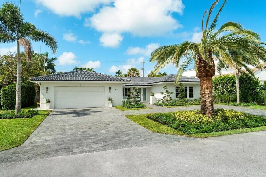 *Fully Furnished and Turn rental with Flexible lease term and Rates Vary Depending on term, Price is for Annual Lease Term.* Welcome to this stunning seaside home, located just 200± yards from the neighborhood's private ocean beach access. Completely renovated down to the studs, this home boasts a restructured floor plan that emphasizes indoor-outdoor living and an open concept design. The Master Suite has been expanded to include a large custom walk-in closet with built-in cabinetry and an oversized master bathroom featuring custom-built cabinets, large marble tile shower with dual heads, dual sinks, and a separate makeup area! Loaded with upgrades, this home features BRAND-NEW plumbing, impact windows/doors, a newer roof, and a complete interior and exterior remodel with designer-decorated finishes.
The kitchen offers solid wood cabinetry, quartz waterfall countertops, a large custom island with extra storage pot filler, and high-end appliances, making it the perfect space for entertaining and cooking. There's even a built-in wet bar with a wine fridge and custom shelving, as well as a high-end lighting package with gorgeous chandeliers and pendant lighting.

Step outside to the generous outdoor living area, perfect for those who love to entertain both indoors and out. The backyard features a brand-new outdoor kitchen, remodeled pool, brand new marble patio deck, and has been fully landscaped for privacy. The home also includes a large 2-car garage with new flooring and paint.

Located in the highly desirable neighborhood of Spanish River Land, surrounded by multi-million dollar estates, this home is just a short walk away from the beach, Mizner, Boca Raton Resort and Beach Club, and Downtown Deerfield Beach. And if you fall in love with the beautifully decorated home furnishings, the owner is willing to rent the home furnished and turn-key.

Don't miss your chance to start living the East Boca Raton lifestyle you've always dreamed of. Schedule a showing today!