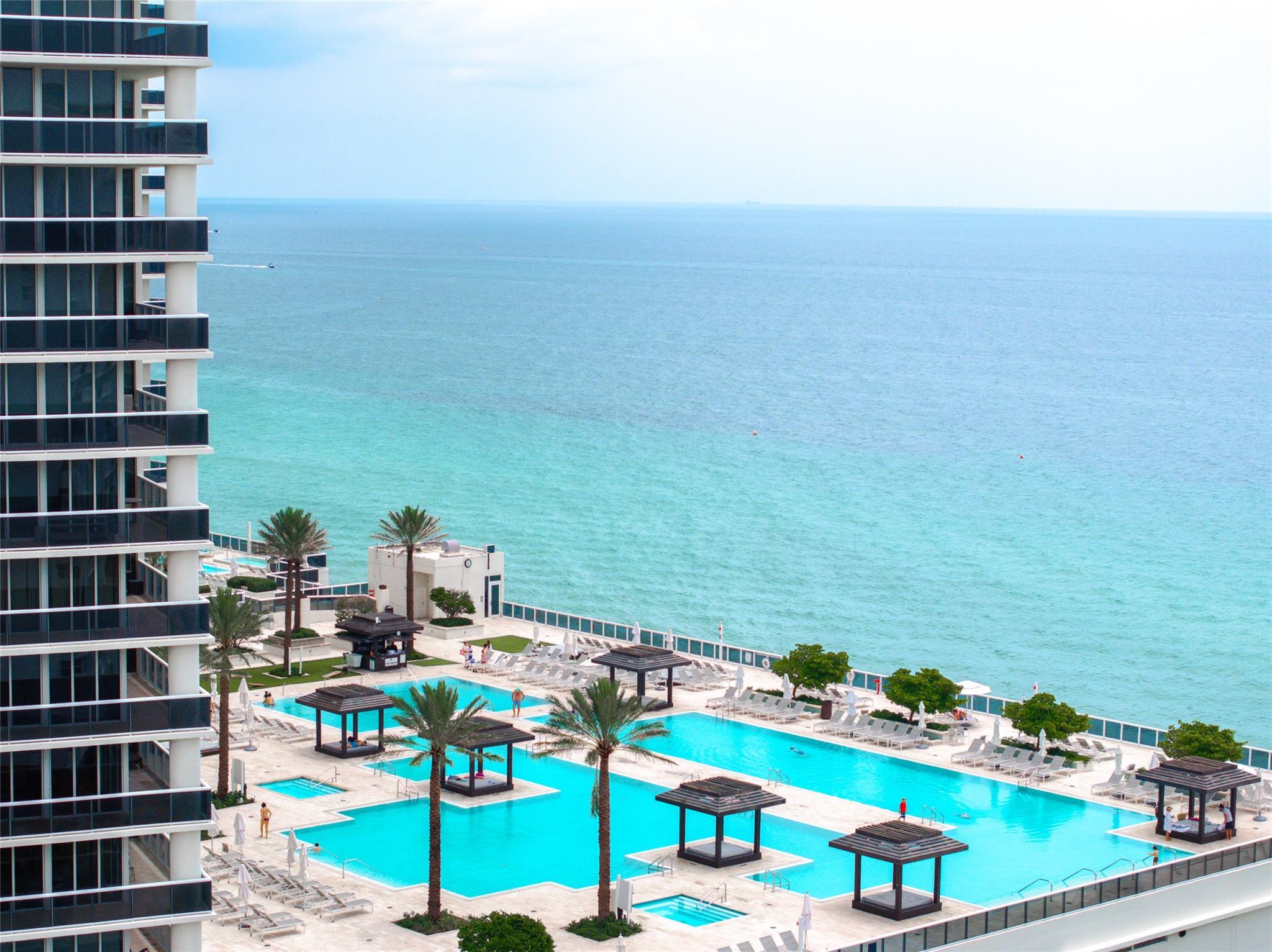 This 15th-floor condo offers luxury beachside living with direct beach access and a private, resort-like lifestyle. The furnished unit is in a safe building with strict security, featuring a gorgeous lobby, 24-hour concierge, and an on-site restaurant. Amenities include a 50,000 sq. ft. fitness center, multiple pools, hot tub, a spa, and valet parking. Conveniently located near restaurants, shops, three Publix stores, and just a 10-15 minute walk to Golden Beach. With easy access to I-95 and a quick drive to Fort Lauderdale International Airport, Aventura is approx. 10 minutes away, while proximity to Hard Rock Hotel & Casino adds entertainment options. The 15th-floor &prime location of the building is perfectly situated with no obstructions allowing for natural sunlight well past 1pm.