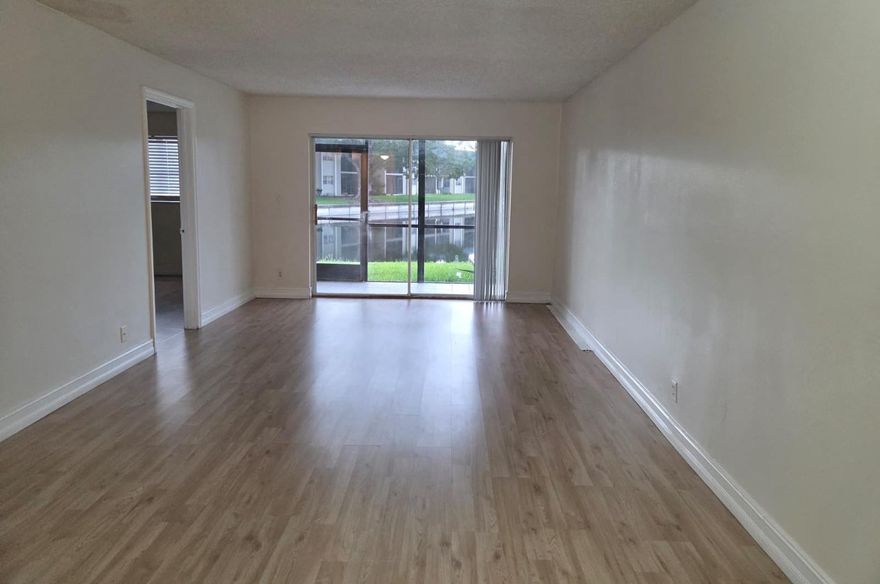 Move-in ready! Lovely & bright 2/2 corner unit on 1st floor. Bedrooms with spacious walking closets. Spacious kitchen with new Quarz countertop. New light fixtures & ceiling fans. NO carpet. No washer/dryer – Hook up available. Laundry facility on 2nd floor of building. Screened patio with water view. No Pets. Max occupancy for this unit is four (4) occupants, children included. *Association requires 625+ resident score. Each unit is allowed a maximum of two (2) vehicles. Commercial vehicles are permitted but must adhere to the two-vehicle limit per unit. Please note that semi-trucks or any trucks that cannot fit within the designated commercial parking spaces will not be allowed. Conveniently located close to shopping, dining, schools, major roads and highways.