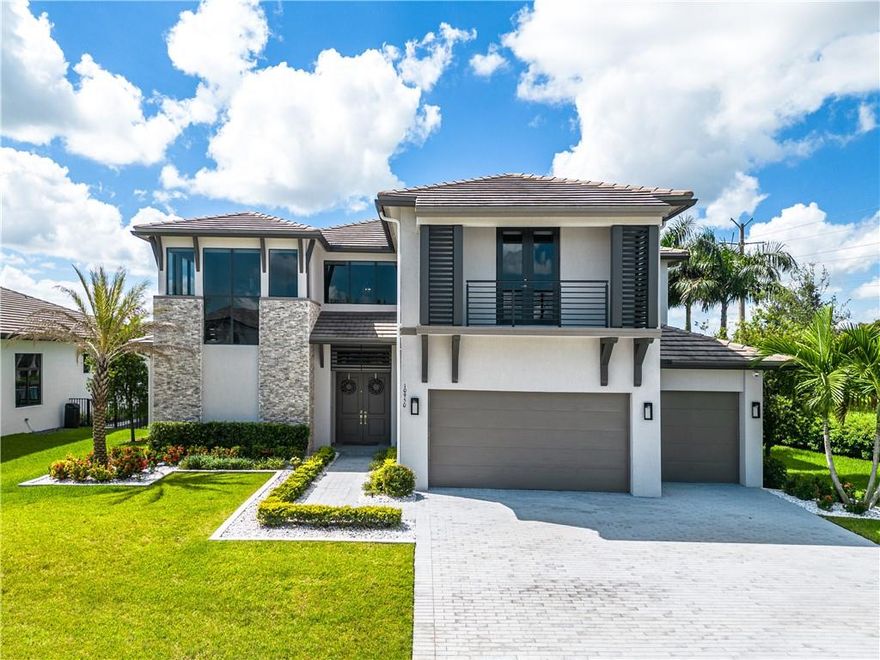 Where luxury meets comfort!! Check out this beautiful highly sought after home located in the beautiful Cascata!! Custom built home..equipped with 5 Bedrooms and 4 bathrooms! Oversized open kitchen with custom shading throughout the home. Master room en suite includes a sitting area, as well as a custom built jet jacuzzi for six, and two oversized closets. Upstairs living room equipped with wet bar and  a Jack and Jill Bedroom set up. This one of a kind home is located at the end of the cul-de-sac which over looks the water. Full 3 car garage, with Seasalt pool system, and LED lighting. Custom built glass fence bordering the pool. This home will not last, it is definitely worth waiting to see this beautiful custom home!