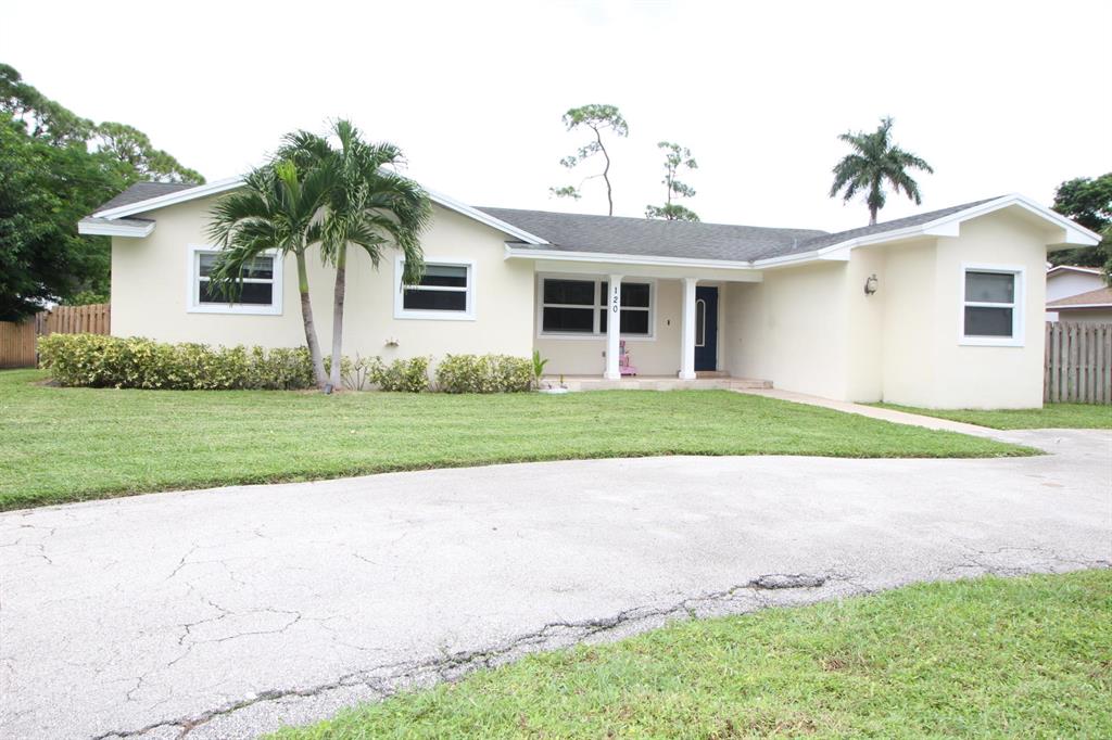 Modern 4 bedroom, 3 bathroom single family home in excellent condition with high end finishes, huge background, circular driveway, excellent location with easy access to FL Turnpike.Features granite counters, custom cabinetry and vanities, luxury fixtures, solid surface counters, fenced back yard, a MUST SEE!