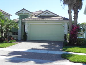 Open and spacious 4br 2ba home with 2 car garage with a beautiful view on the lake. New Stainless Steel appliances were added to the home, brand new air handler, freshly painted exterior and interior. Tile throughout the home including all bedrooms. Alarm monitoring and lawn care is paid by owner through HOA. Community offers clubhouse with pool, play area, tennis and basketball courts and man gated 24/7.
