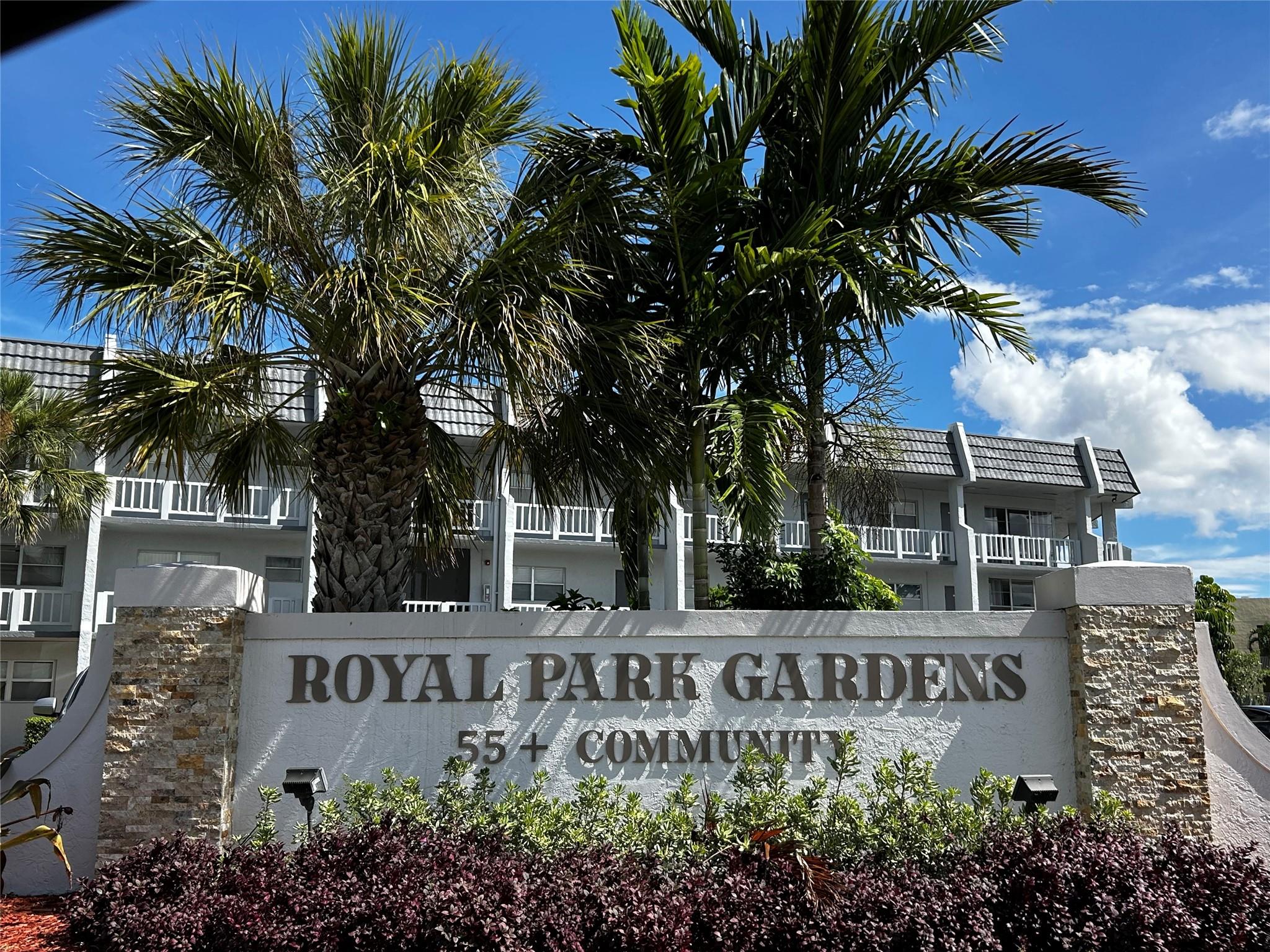 Don't miss out on this fully furnished condo in the beautiful, well-maintained community of Royal Park Gardens!!! Clubhouse, pool, tennis, shuffleboard, fitness center, and even a library to enjoy! 55+ community. At least one applicant would need to be 55.