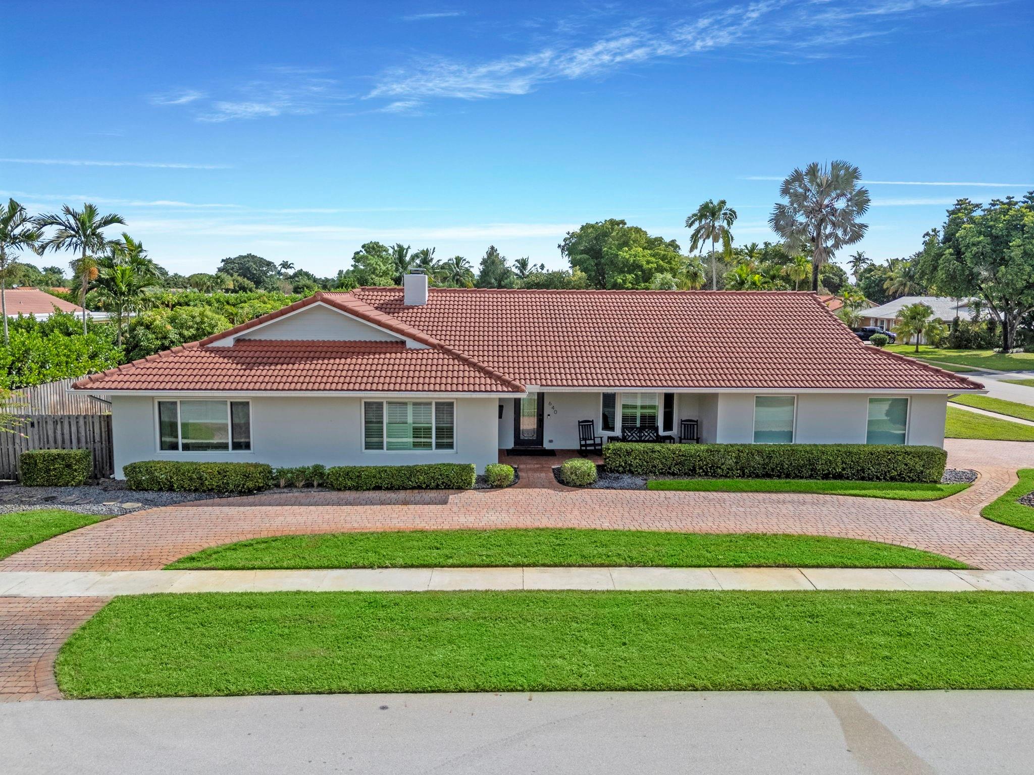 Updated Corner Lot 5 Bed 2.5 Bath Pool Home with an Oversized 2 Car Garage and Two Driveways in the Prestigious Gated Community of El Dorado Estates. Features a 2018 Tile Roof, Complete Impact Windows/Doors (2020), Full PVC Plumbing Throughout (2021), Newer AC (2020), Remodeled Bathroom, Plantation Shutters, New Sprinkler System with WiFi Timer, Hardwood Flooring throughout the Spacious Living Areas and an Updated Kitchen with Quartz Countertops, Stainless Steel Appliances, Center Island and Pantry. Enjoy Tropical Outdoor Living with a Recently Resurfaced and Heated Pool, New Surrounding Pavers and a Screened Patio Enclosure. El Dorado offers a Clubhouse, Playground, Community Park, Pickleball and Tennis Courts. Ideally Located near Top-Rated Schools, Plantation Walk and Major Highways.