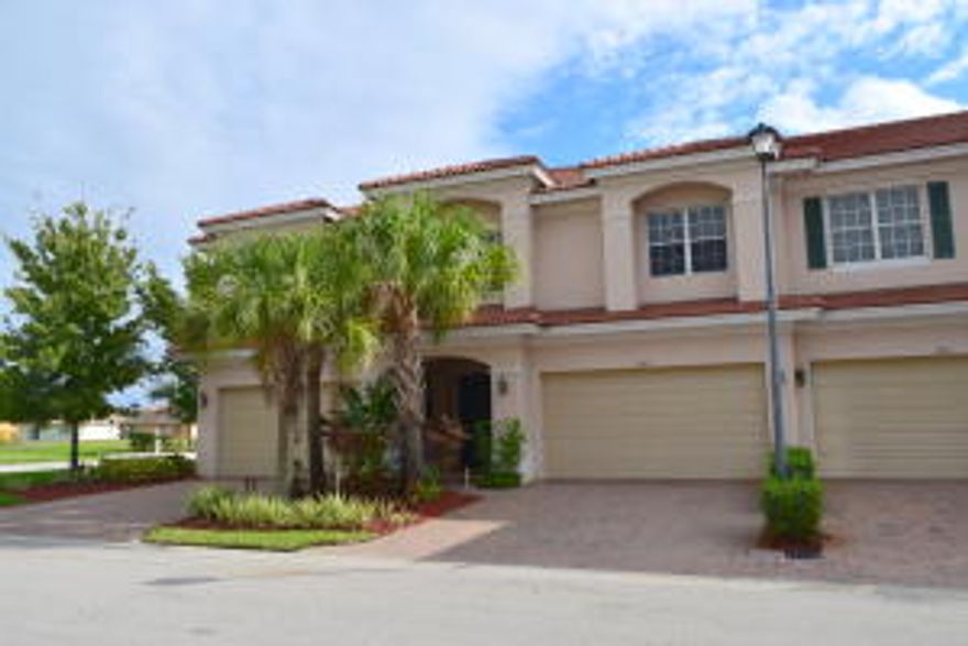 BEAUTIFUL 3/2.5/2, TWO STORY LAKEFRONT TOWNHOME IN NEWPORT ISLES! 2ND FLOOR BEDROOMS WITH FAMILY ROOM AREA. ALL APPLIANCES. RENT INCLUDES FULL LAWN CARE, INTERNET, COMMUNITY POOLS, FITNESS CENTER, BASKETBALL, RACQUETBALL, VOLLEYBALL.  CLOSE TO ALL TRADITION SHOPPING, RESTAURANTS.