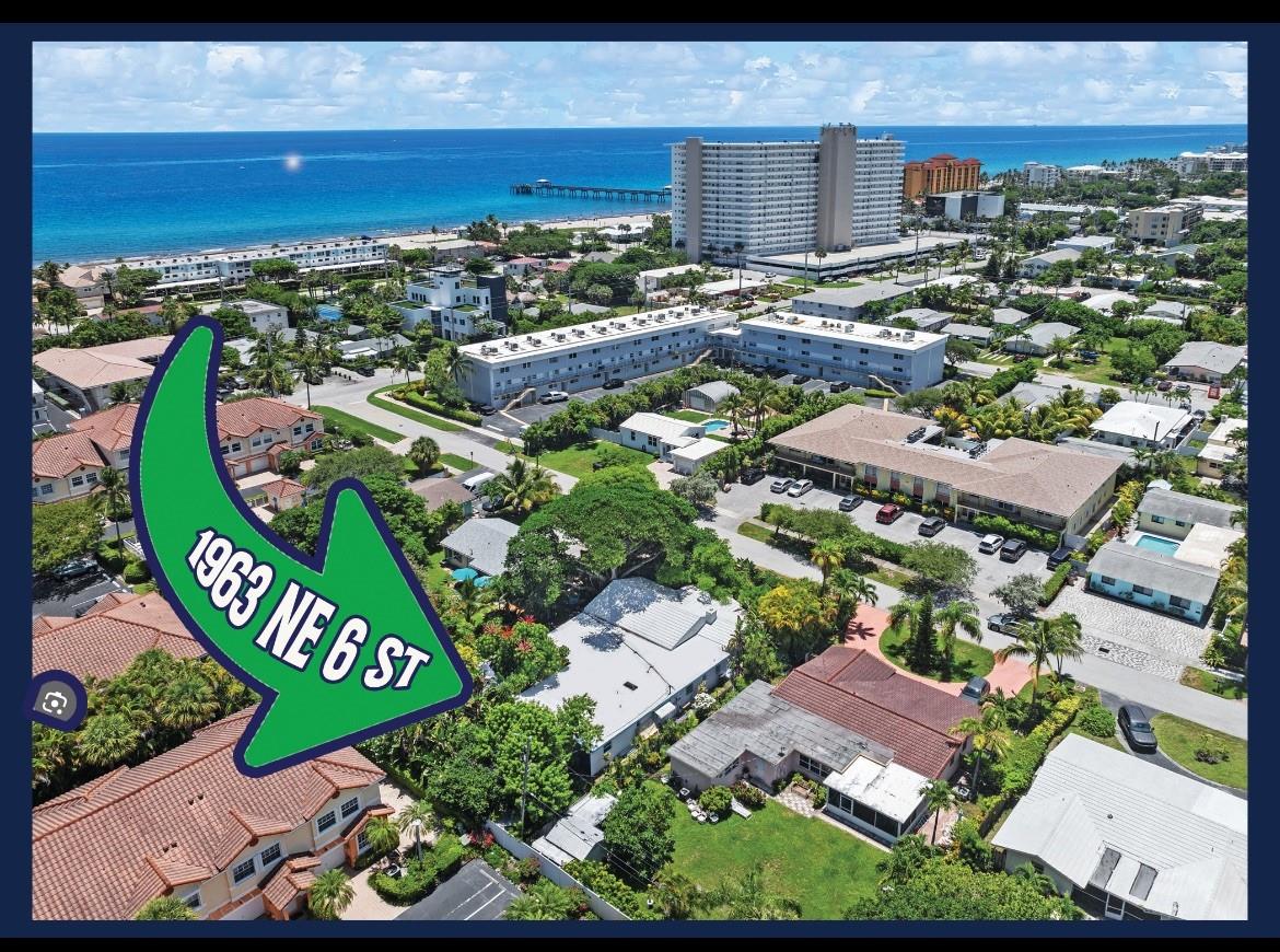 Island Life!!!! Exceptional redevelopment opportunity on Deerfield Beach Island! Oversized RM-25 zoned lot just steps from the ocean and intracoastal. Currently a triplex with 3 electric meters—held by one owner since 1999. Ideal for luxury townhomes, multifamily, or custom spec builds in a high-demand area. Walkable to beach, pier, dining, and entertainment. Rare chance to invest in a premier coastal location with strong upside potential. Photo 14 is not the subject property. It is a nearby home to show potential.