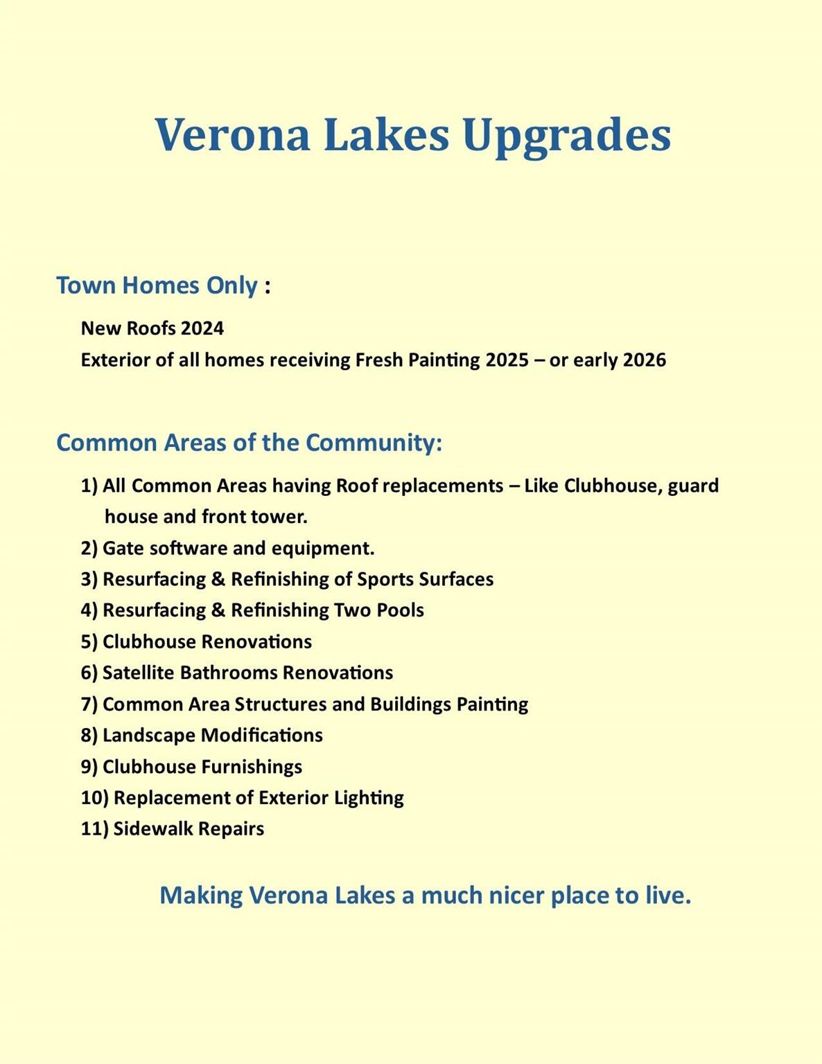 VERONA LAKES - Residential