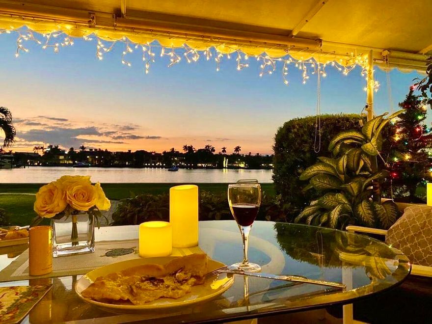 Coastal living at it's finest! Lease this charming 1/1 waterfront condo villa and create summer beach memories to last a lifetime! Sip a little bubbly on your patio while you take in the unobstructed breathtaking intracoastal views. Just a short stroll away, you'll find the pristine Atlantic Ocean beaches and Delray's award winning and popular Atlantic Avenue- filled with restaurants, boutiques & lively attractions. This effortless, serene residence is fully furnished/turnkey. NO PETS. Two tenants max. King-size bed. Reserved Parking #7. Available March 20th, 2026 through October 20th 2026.