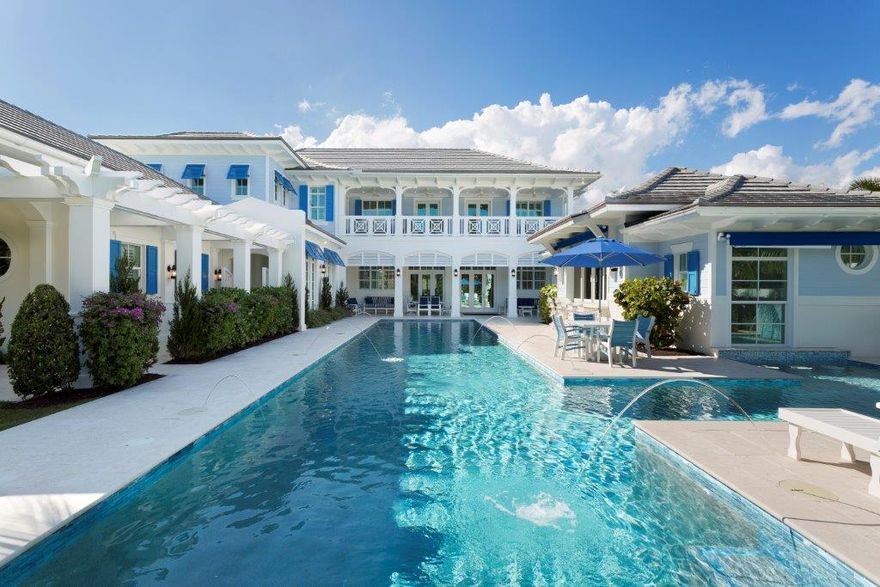 New architect-designed island-inspired showplace on Ocean Boulevard. Seeming like an escape to an exclusive tropical resort, this alluring compound-like realm indulges effortless living and entertaining, centered on a fabulous pool courtyard between the main residence and cabana/guest house. Sophistication and understated simplicity blend in the fresh, light open floor-plan. Exquisite pavilion-inspired master suite. The information herein is deemed reliable and subject to errors, omissions or changes without notice.  The information has been derived from architectural plans or county records. Buyer should verify all measurements DISCLAIMER: The written and verbal information provided including but not limited to prices, measurements, square footages, lot sizes, calculations and statistics have been obtained and conveyed from third parties such as the applicable Multiple Listing Service, public records as well as other sources. All information including that produced by the Sellers or Listing Company are subject to errors, omissions or changes without notice and should be independently verified by any prospect for the purchase of a Property.  The Sellers and Listing Company expressly disclaim any warranty or representation regarding all information.  Prospective purchasers' use of this or any written and verbal information is acknowledgement of this disclaimer and that Prospects shall perform their own due diligence.  Prospective purchasers shall not rely on any written or verbal information provided when entering a contract for sale and purchase.  Some affiliations may not be applicable to certain geographic areas. If your property is currently listed, please do not consider this a solicitation. In the event a Buyer defaults, no commission will be paid to either Broker on the Deposits retained by the Seller.  "No Commissions Paid until Title Passes."  Copyright 2017 Listing Company. All Rights Reserved