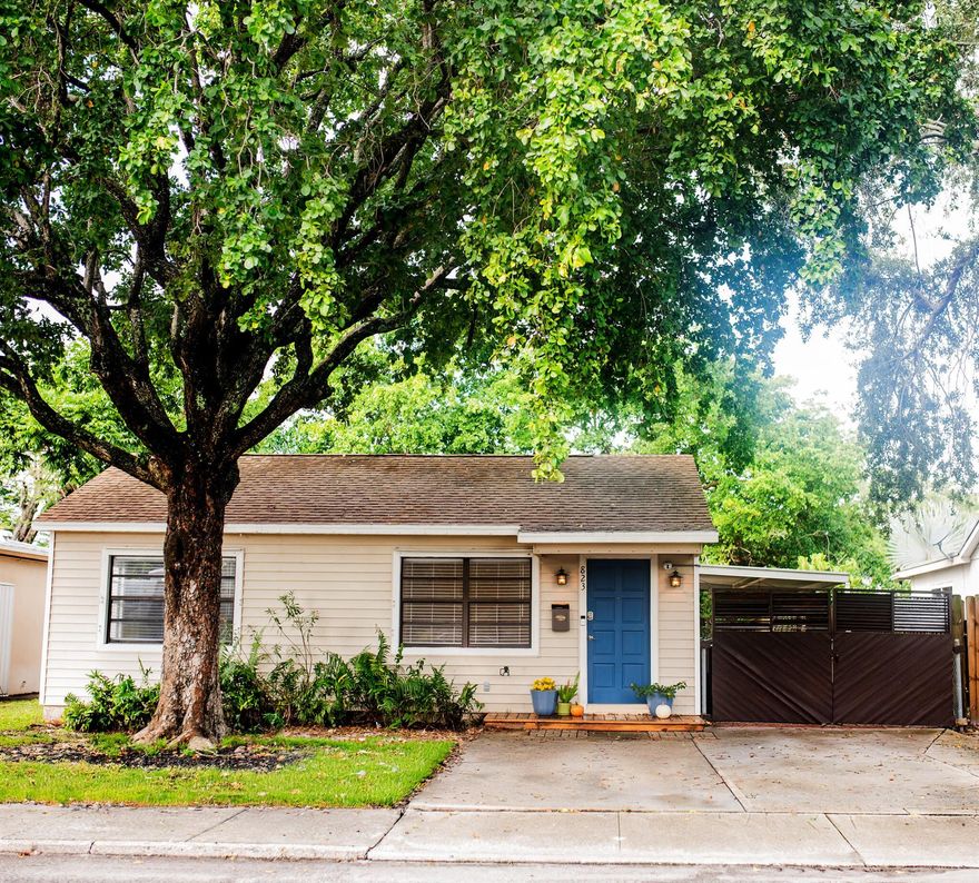 Charming and beautifully maintained Home in Lake Worth Beach! Centrally located near schools, I-95, and just minutes from the beach, shops and much more. This beautifully maintained home offers modern comfort and convenience. Features include a newer kitchen, updated bathroom, and freshly painted interior. The spacious Florida room provides additional living space ideal for relaxing or entertaining. Enjoy a private and spacious fenced in yard with potential access through the backyard, shed and carport. Don't miss out!!!!