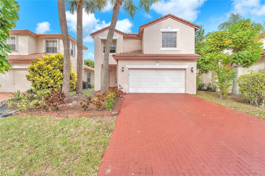 Buyer financing fell through! Looking for the perfect family home in Coral Springs that won't break the bank? Look no further! Located in the highly desirable community of Turtle Run, this 4 bedroom, 2 and 1/2 bathroom home with vaulted ceilings and a beautiful backyard view! The home also includes generous square footage and is right across the street  from the community pool and park. MOTIVATED SELLER!