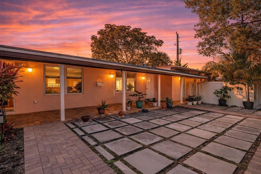 2BD renovated residence east of Federal Hwy in Fort Lauderdale, impact windows/doors, private yard, washer/dryer in unit, prime location near beach & Las Olas.Spacious layout with new flooring, updated kitchen featuring modern cabinetry, new dishwasher, new refrigerator, and gas oven. Refreshed bathrooms and abundant natural light throughout. Impact windows and doors provide storm protection and energy efficiency. Private front and backyard areas available for tenant use, ideal for outdoor seating or relaxation. In-unit washer and dryer for convenience. Fresh landscaping and move-in ready condition. Quiet residential setting just minutes to Fort Lauderdale Beach, Galleria Mall, Las Olas, Whole Foods, Trader Joe’s, dining, shopping, major roads, airport, and downtown.