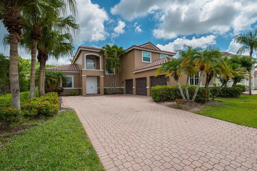 Wow! Come and see this amazing 5 bedroom home in the wonderful Shores Community, a gated community located in West Boca, just across from the  lovely South County Park. The Shores has a beautiful clubhouse, community pool, fitness center , tennis court and more! The second floor of this home was completely redone, including new bathrooms, windows, roof, bedrooms, lights, A/C's and flooring. Upstairs you will find the master and 2 additional bedrooms while downstairs you have a large bedroom with an attached full bathroom. Kitchen comes complete with dual ovens, large fridge and gas powered stove. Lawn care, pest control and internet is included in the rent. Come and see it today!