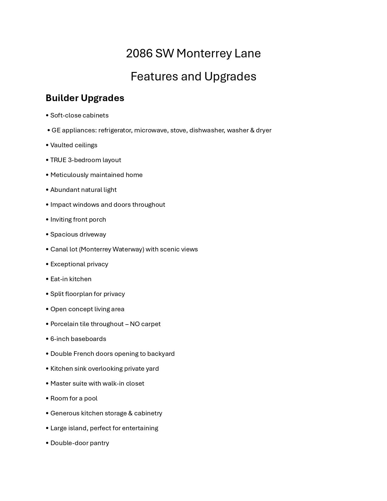 PORT ST LUCIE SECTION 9 - Residential
