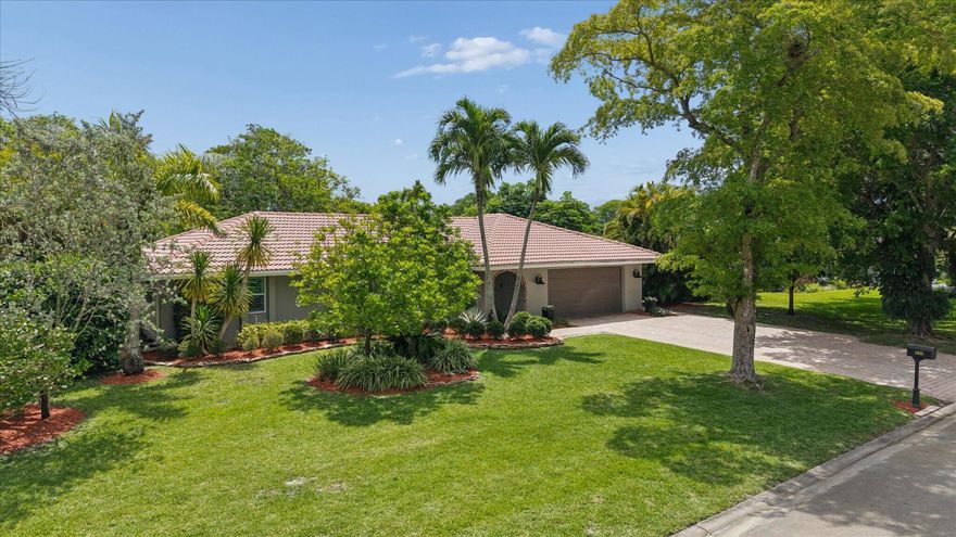 Step into this beautifully maintained 4-bedroom, 3-bath pool home on an expansive 15,625 sq ft lot in the highly desirable Coral Springs Country Club neighborhood. The updated kitchen features quartz countertops, stainless steel appliances, and modern finishes. Throughout the home are impact windows and doors, plantation shutters, and wood-look tile flooring. A split-bedroom layout provides privacy, with spacious secondary bedrooms—one with an ensuite bath! Enjoy outdoor living with a custom free-form pool, marble tile deck, large covered patio, and two cabana baths. Additional upgrades include A/C (2021), updated PVC plumbing, and an extra-wide paver driveway. No HOA, family-friendly location—schedule your showing today! Step into this beautifully maintained 4-bedroom, 3-bathroom pool home, perfectly situated on an expansive 15,625 sq ft lot in the highly desirable Coral Springs Country Club neighborhood. Designed with both comfort and style in mind, this home showcases a stunning, recently updated kitchen featuring sleek quartz countertops, stainless steel appliances, and modern finishes. Throughout the home, you'll find impact windows and doors, elegant plantation shutters, and durable wood-look tile flooring that adds warmth and sophistication. The thoughtfully designed split-bedroom floor plan offers privacy, with generously sized secondary bedrooms—one with its own ensuite bath. Enjoy the Florida lifestyle with two convenient cabana baths, a custom free-form pool, marble tile pool deck, and a spacious covered patio perfect for entertaining or relaxing. Additional highlights include a newer A/C (2021), fully updated PVC plumbing replacing original cast iron, and an extra-wide paver driveway. With no HOA and located in a family-friendly community, this home truly reflects pride of ownership. Don't miss your opportunity—schedule your private showing today!
