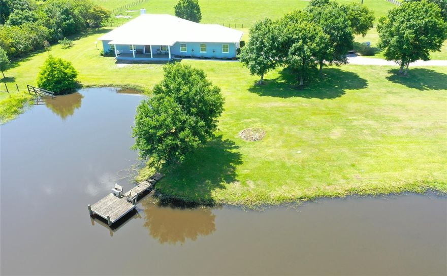 Beautiful 2016 CBS home on 6+ acres minutes from all Vero Beach has to offer! Great open floor plan. Kitchen boasts granite, stainless appliances, propane range. Living room with wood burning fireplace. Master suite has dual walk-in closets, opens to large, screened patio. Master bath features large, walk-in shower, dual sink granite vanity. Tankless propane hot water. Impact glass windows/doors. Metal roof. 4 stall barn with electric & water, separate entrance. Stocked pond. Irrigation. Multiple wells. Property is fenced & gated. Paved road frontage. No HOA. Much more! See Attachments to be included with offer.
