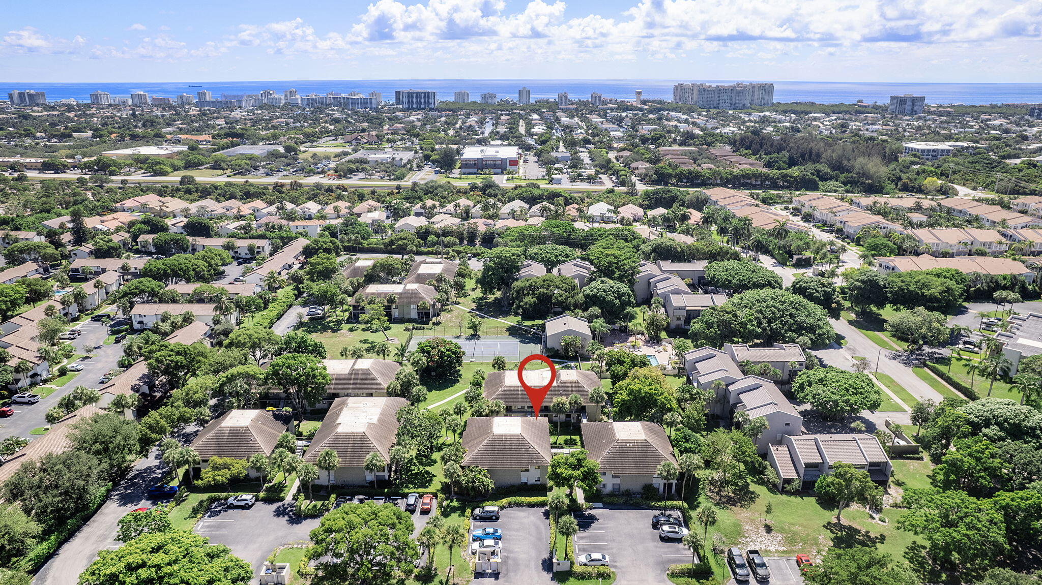 This beautifully remodeled ground floor 2-bedroom, 2-bathroom condo in East Boca Raton offers modern comfort, style, and an unbeatable location. The open layout features in unit laundry, a screened-in patio, and gorgeous updates throughout, including a kitchen with quartz countertops, soft close cabinetry, and brand new stainless steel appliances. Located in a pet friendly community, this residence is just minutes from FAU, Mizner Park, top-rated public schools, major highways, and only 5 minutes north of Downtown Delray Beach providing easy access to shopping, dining, and entertainment. Enjoy resort style amenities at Banyan Courts II, including a swimming pool, tennis and pickleball courts, and plenty of green space.
